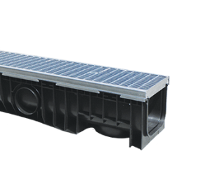 EvoMAX 200H HDPE Channel and Galvanised Grate Class B x 1m 81503