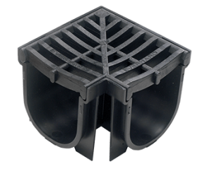 Standard Corner with Polymer Grate EasyDRAIN 83330