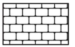 Stencil 250mm Paver 100m2