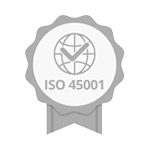 iso 45001 certified light grey 1